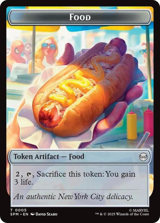 Food // Robot Double-Sided Token [Marvel's Spider-Man] 5 // 6
