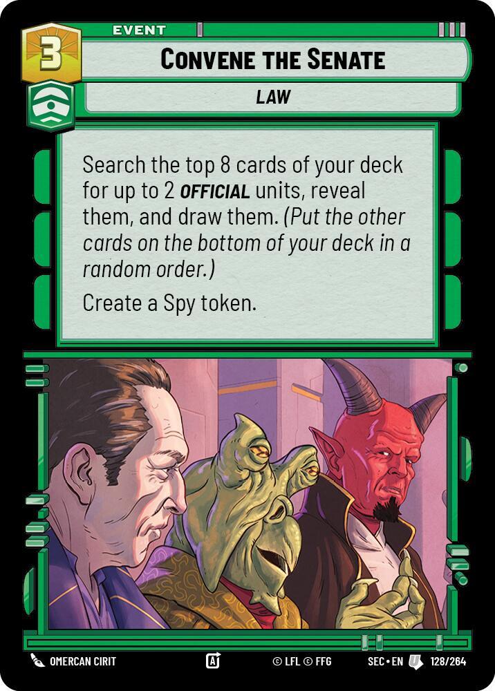 Convene the Senate [Secrets of Power] 128/264