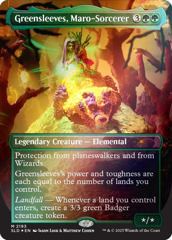 Greensleeves, Maro-Sorcerer (Rainbow Foil) [Secret Lair Drop Series] 2193