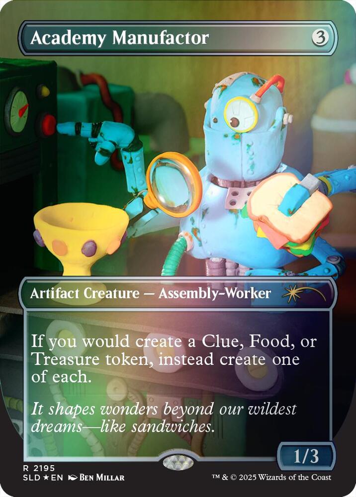 Academy Manufactor (2195) (Rainbow Foil) [Secret Lair Drop Series] 2195