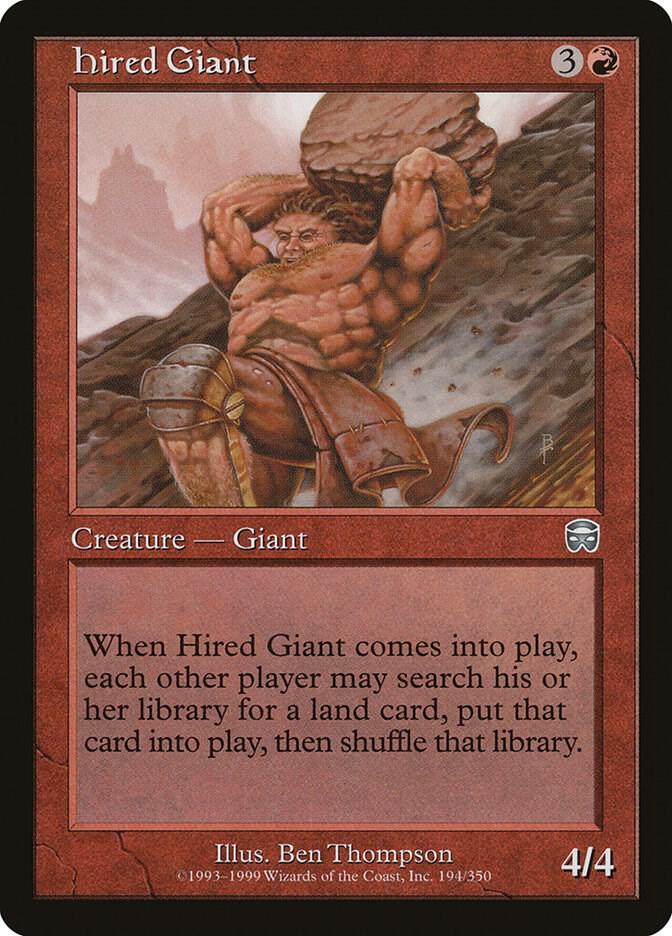 Hired Giant [Mercadian Masques] 194