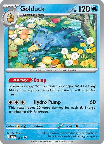 Golduck - 008 [ME: Mega Evolution Promo] 008