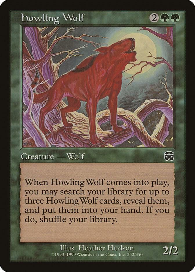 Howling Wolf [Mercadian Masques] 252