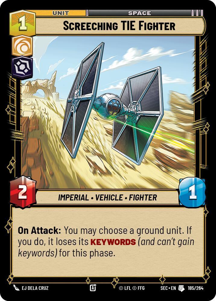 Screeching TIE Fighter [Secrets of Power] 185/264