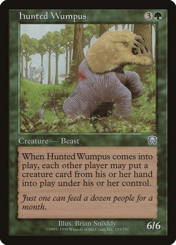 Hunted Wumpus [Mercadian Masques] 253