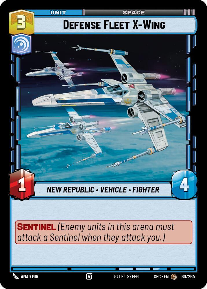 Defense Fleet X-Wing [Secrets of Power] 60/264