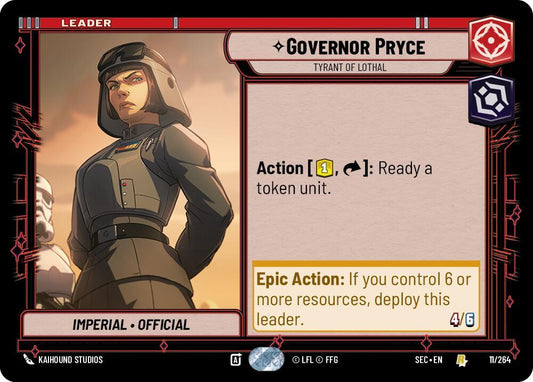 Governor Pryce - Tyrant of Lothal [Secrets of Power] 11/264