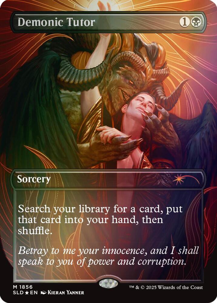 Demonic Tutor (Rainbow Foil) [Secret Lair Drop Series] 1856