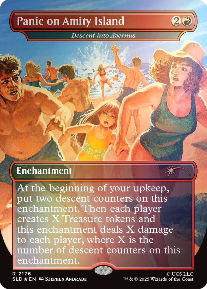 Panic on Amity Island - Descent into Avernus (Rainbow Foil) [Secret Lair Drop Series] 2176