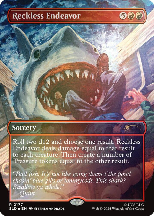 Reckless Endeavor (Rainbow Foil) [Secret Lair Drop Series] 2177