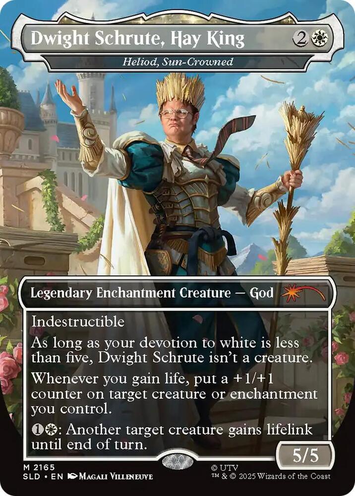 Dwight Schrute, Hay King - Heliod, Sun-Crowned [Secret Lair Drop Series] 2165
