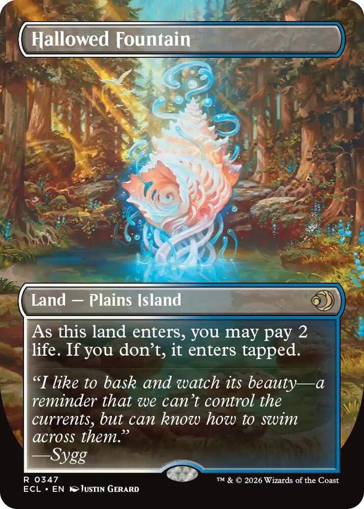 Hallowed Fountain (Borderless) [Lorwyn Eclipsed] 347