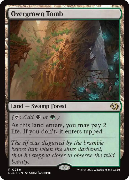 Overgrown Tomb [Lorwyn Eclipsed] 266