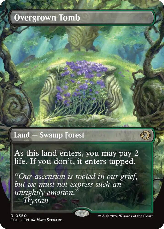 Overgrown Tomb (Borderless) [Lorwyn Eclipsed] 350