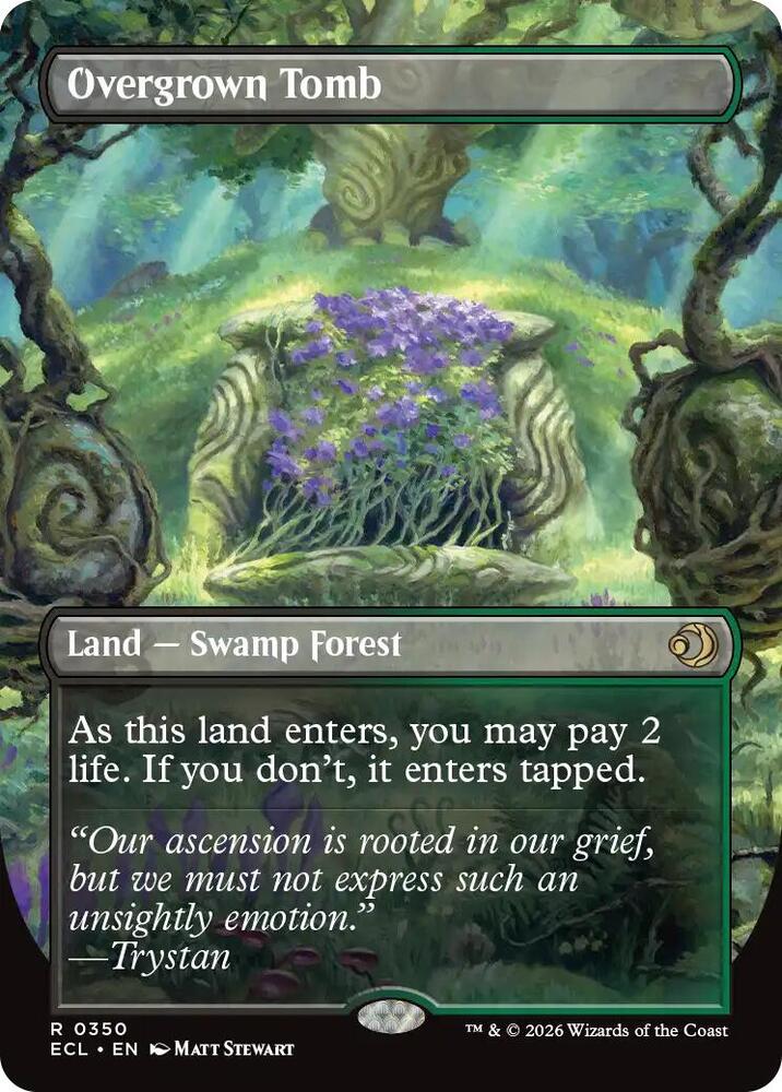 Overgrown Tomb (Borderless) [Lorwyn Eclipsed] 350