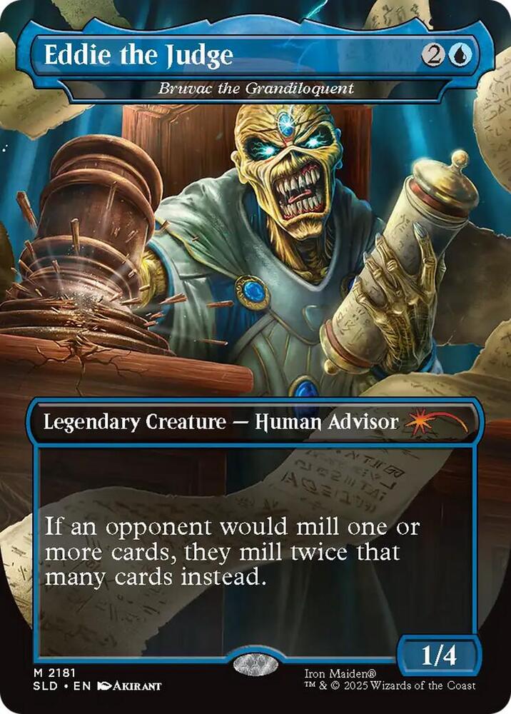 Eddie the Judge - Bruvac the Grandiloquent [Secret Lair Drop Series] 2181