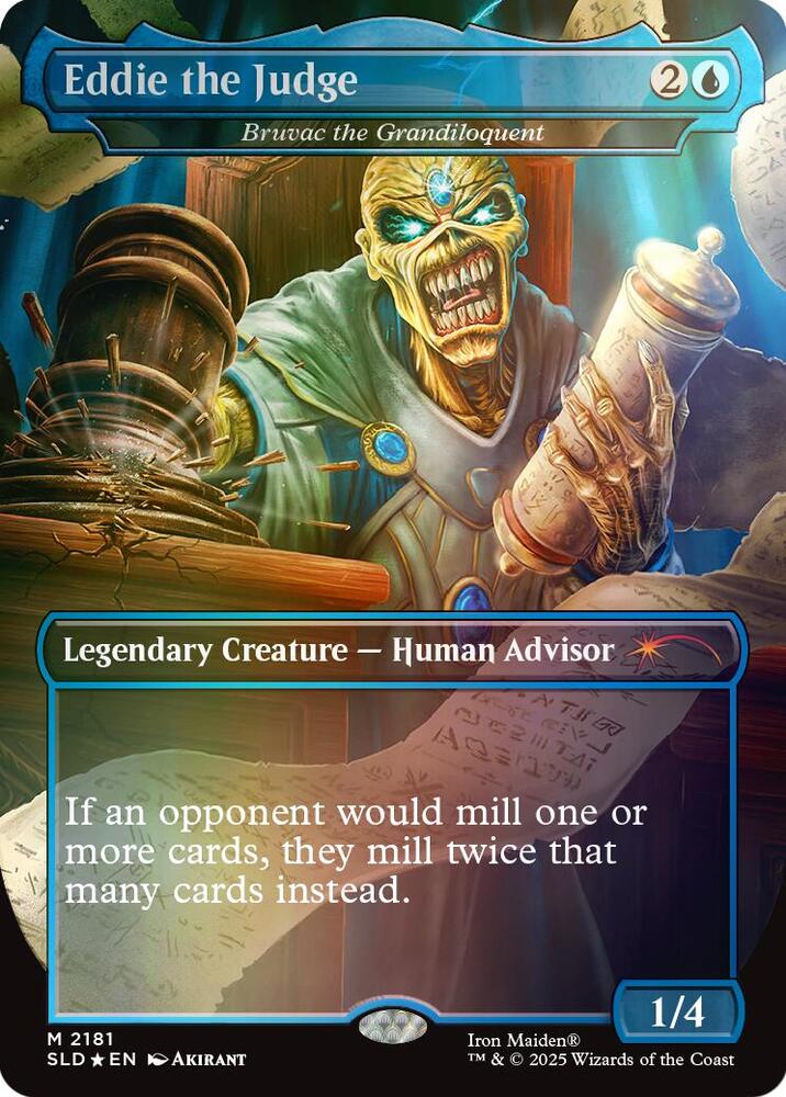 Eddie the Judge - Bruvac the Grandiloquent (Rainbow Foil) [Secret Lair Drop Series] 2181