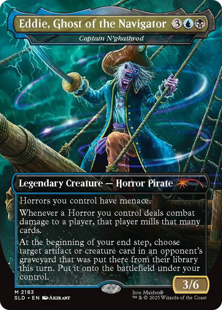 Eddie, Ghost of the Navigator - Captain N'ghathrod [Secret Lair Drop Series] 2183