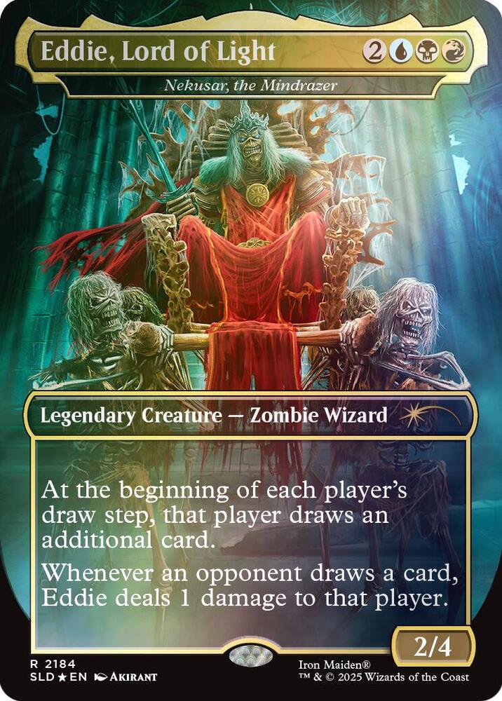 Eddie, Lord of Light - Nekusar, the Mindrazer (Rainbow Foil) [Secret Lair Drop Series] 2184
