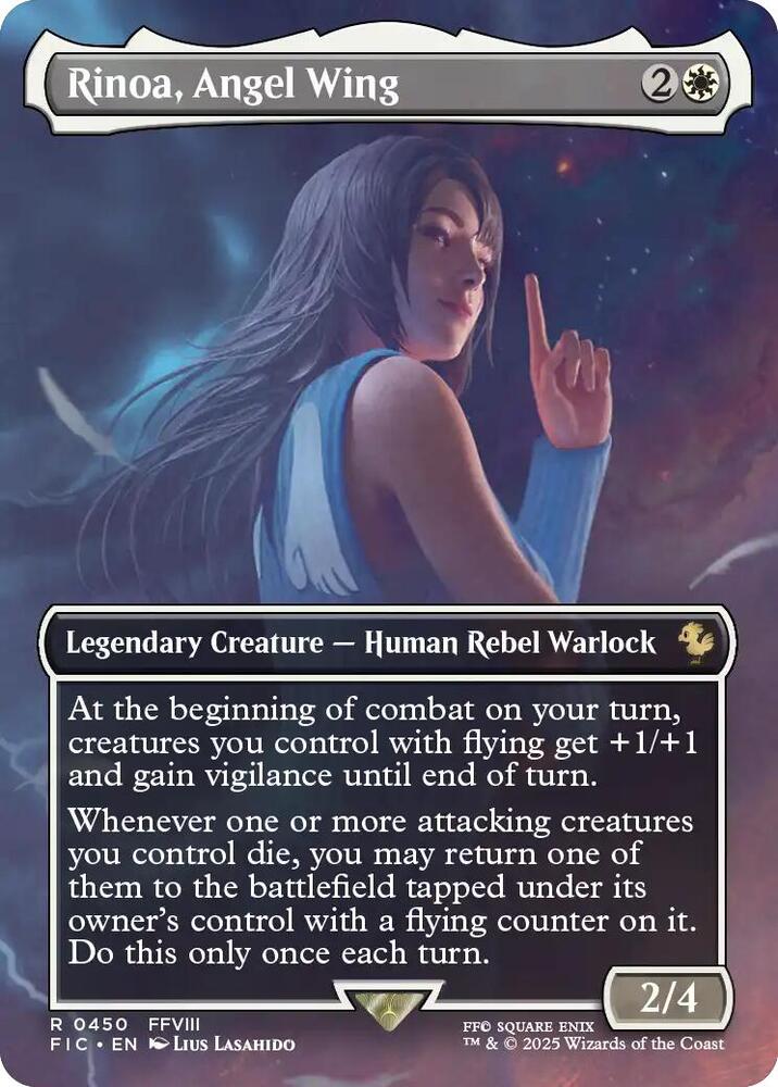 Rinoa, Angel Wing (Borderless) [Commander: FINAL FANTASY] 450