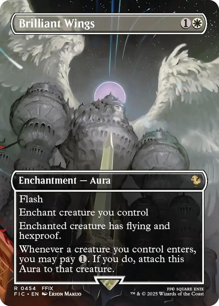 Brilliant Wings (Borderless) [Commander: FINAL FANTASY] 454