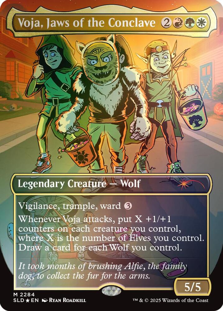 Voja, Jaws of the Conclave (Rainbow Foil) [Secret Lair Drop Series] 2284