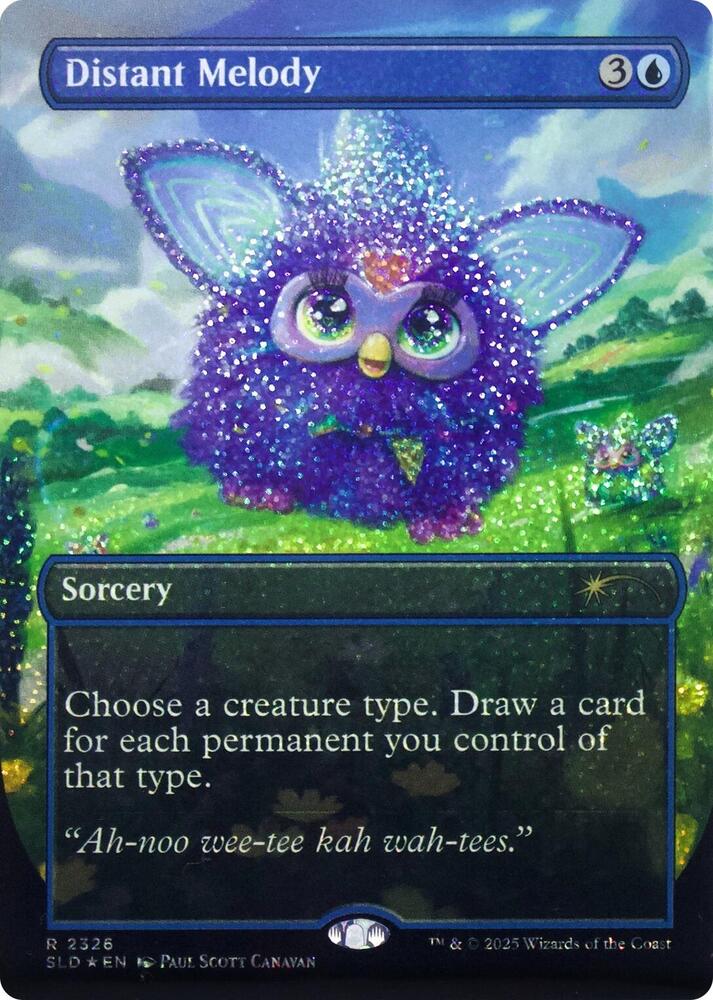 Distant Melody (2326) (Confetti Foil) [Secret Lair Drop Series] 2326