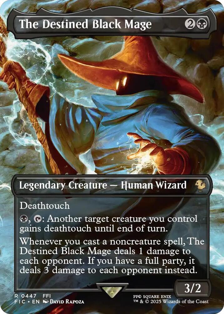 The Destined Black Mage (Borderless) [Commander: FINAL FANTASY] 447