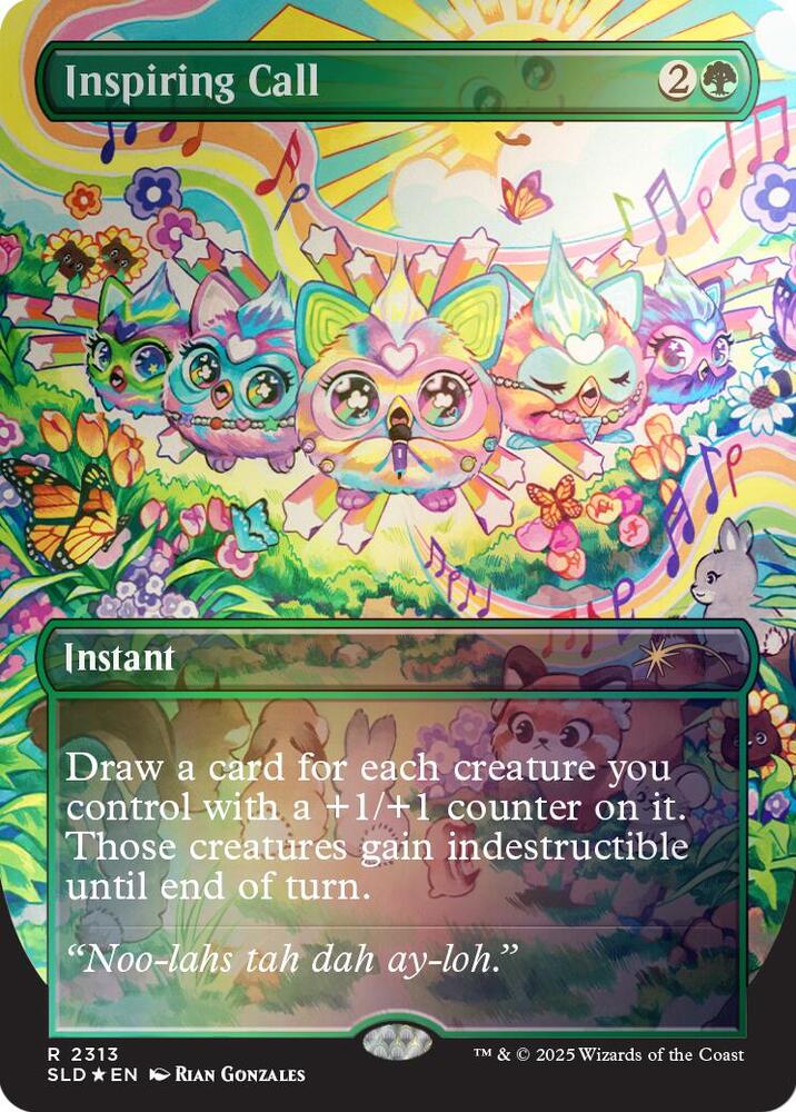 Inspiring Call (Rainbow Foil) [Secret Lair Drop Series] 2313