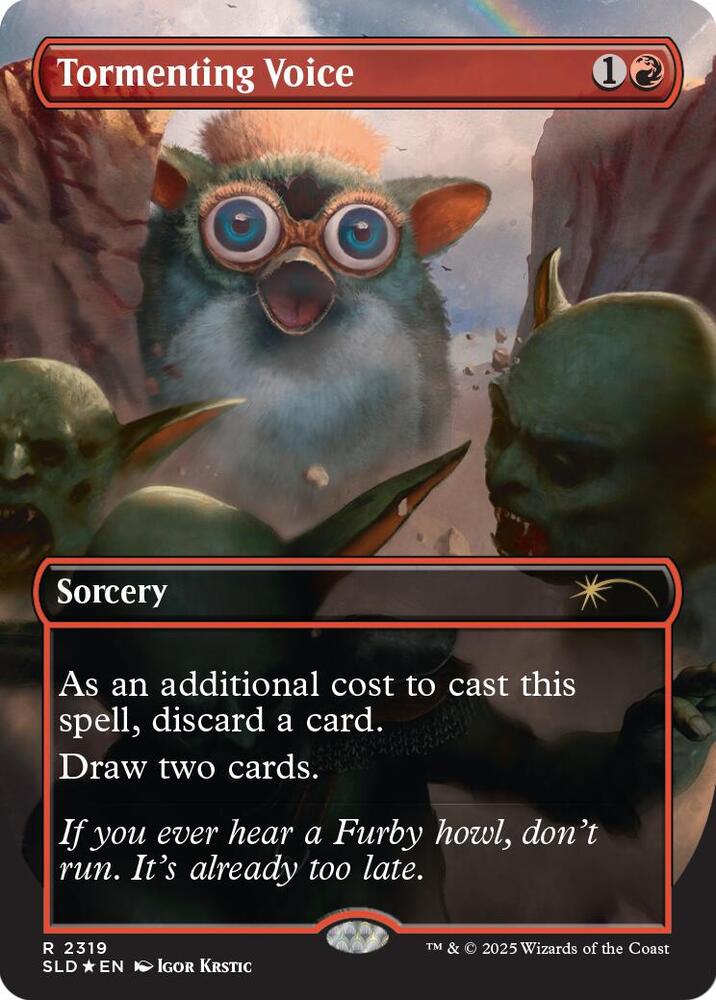 Tormenting Voice (Rainbow Foil) [Secret Lair Drop Series] 2319