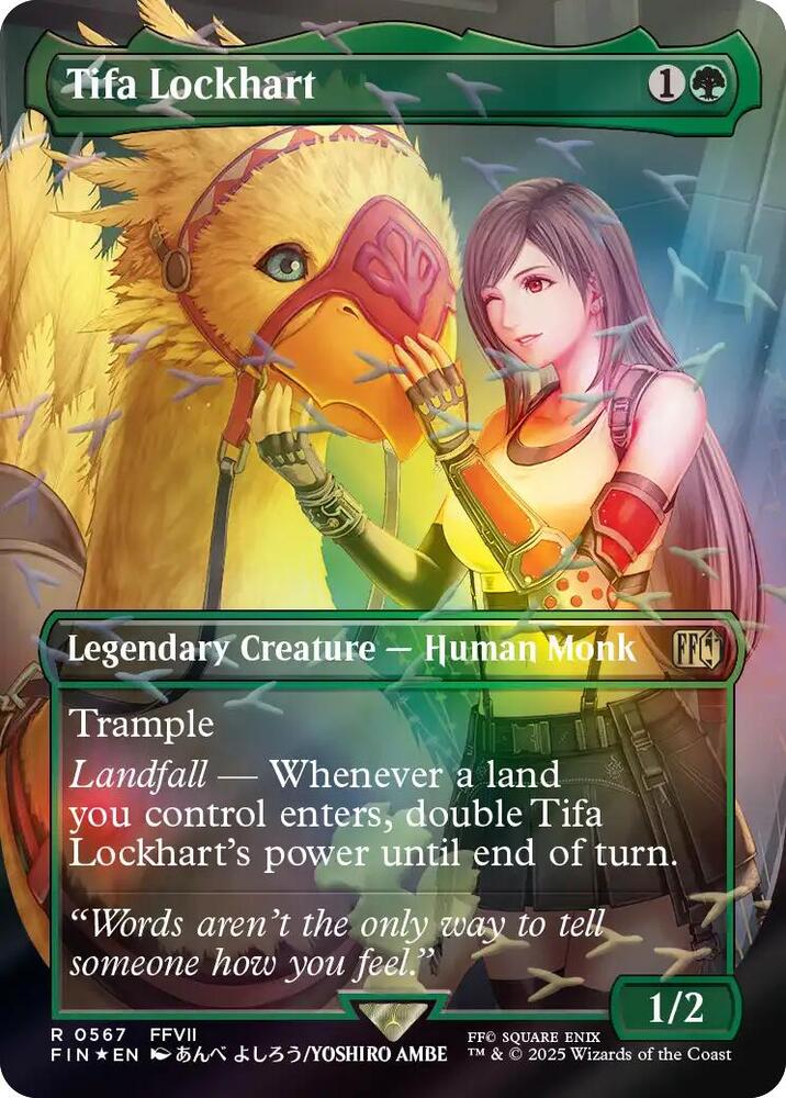 Tifa Lockhart (Borderless) (Chocobo Track Foil) [FINAL FANTASY] 567