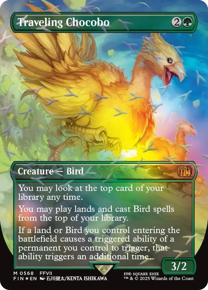 Traveling Chocobo (Borderless) (Chocobo Track Foil) [FINAL FANTASY] 568