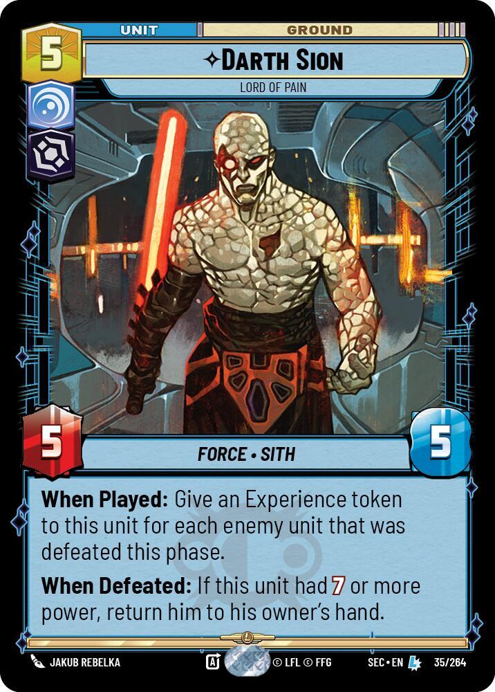 Darth Sion - Lord of Pain [Secrets of Power] 35/264