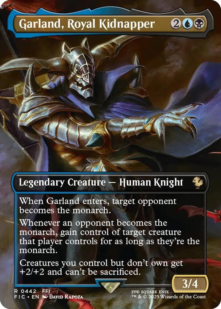 Garland, Royal Kidnapper (Borderless) [Commander: FINAL FANTASY] 442