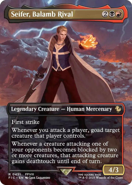 Seifer, Balamb Rival (Borderless) [Commander: FINAL FANTASY] 451