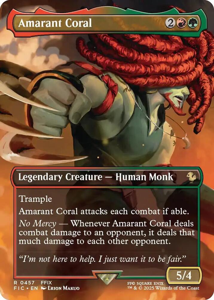 Amarant Coral (Borderless) [Commander: FINAL FANTASY] 457