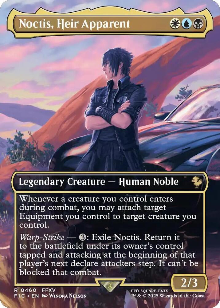Noctis, Heir Apparent (Borderless) [Commander: FINAL FANTASY] 460
