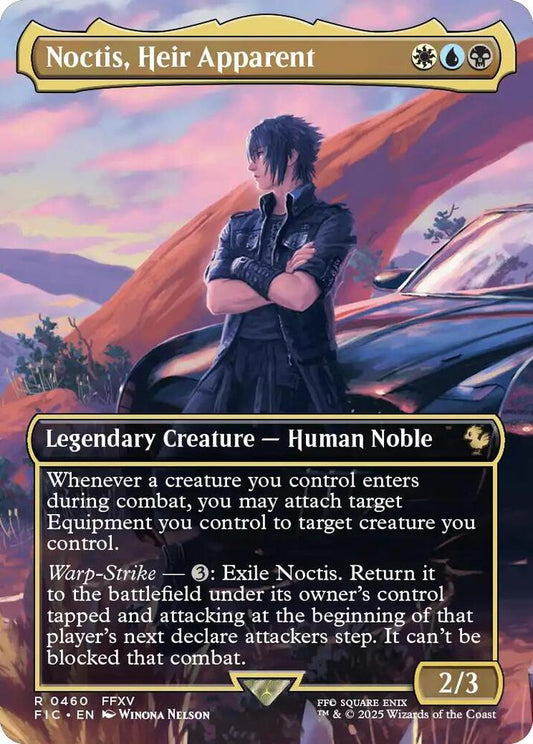 Noctis, Heir Apparent (Borderless) [Commander: FINAL FANTASY] 460
