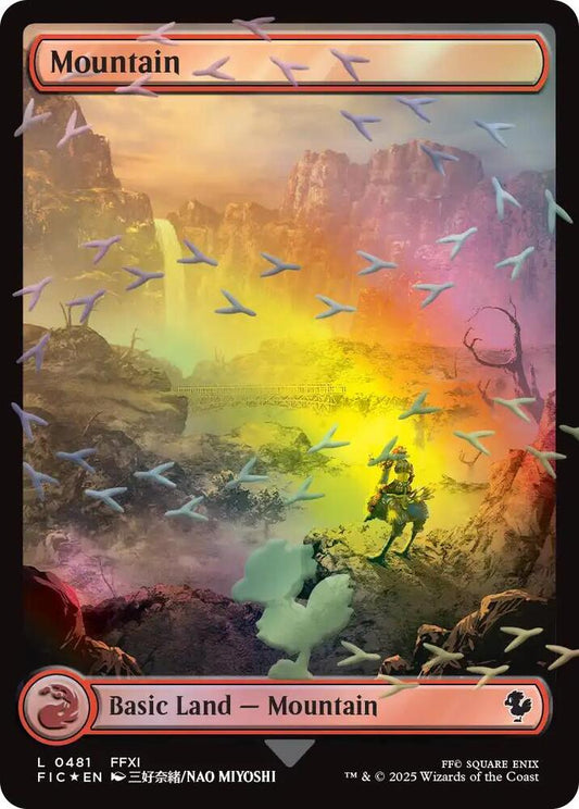 Mountain (Chocobo Track Foil) [Commander: FINAL FANTASY] 481