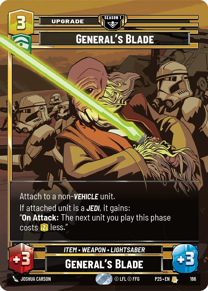 General's Blade (166) [Sector and Regional Promos: Season 1] 166