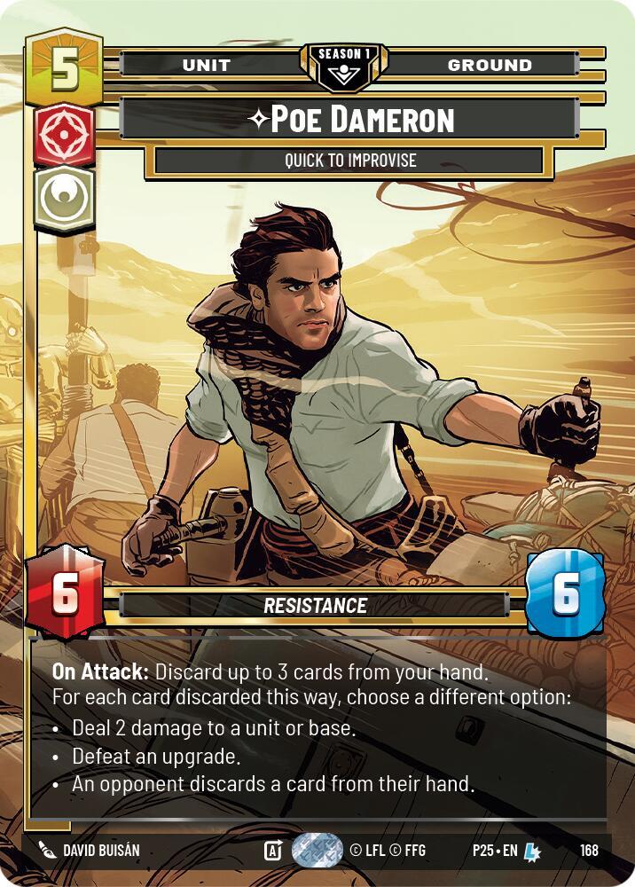 Poe Dameron - Quick to Improvise (168) [Sector and Regional Promos: Season 1] 168