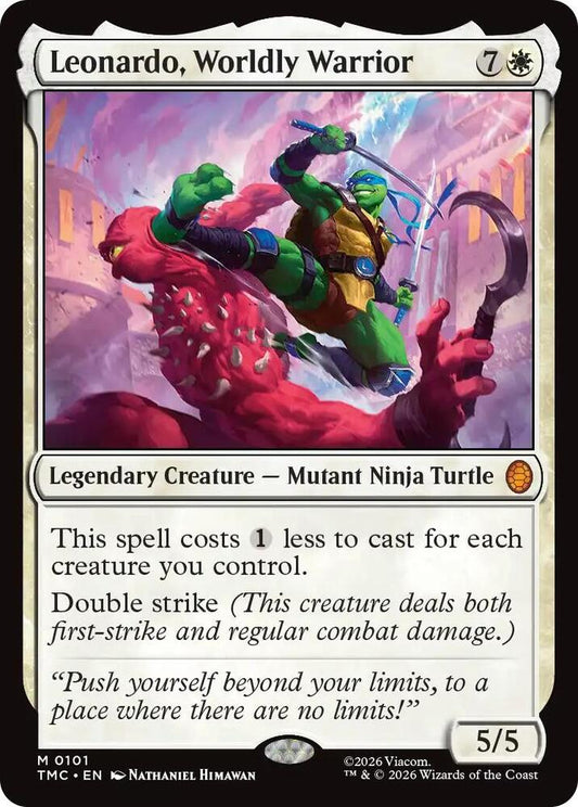 Leonardo, Worldly Warrior [Commander: Teenage Mutant Ninja Turtles] 101
