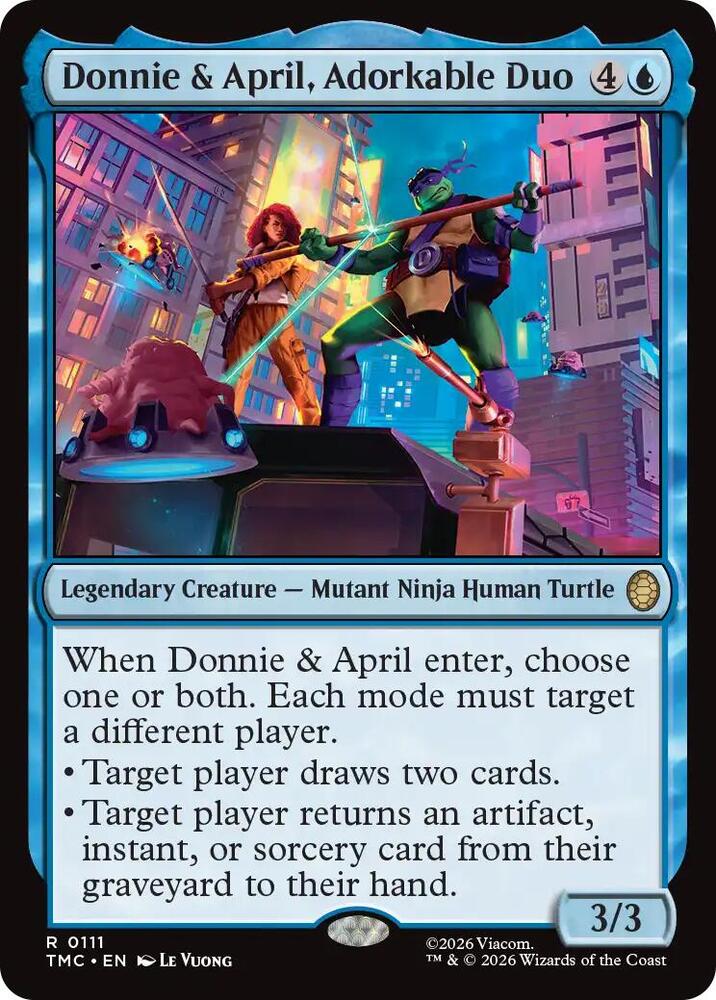 Donnie & April, Adorkable Duo [Commander: Teenage Mutant Ninja Turtles] 111