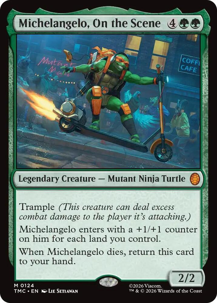 Michelangelo, On the Scene [Commander: Teenage Mutant Ninja Turtles] 124