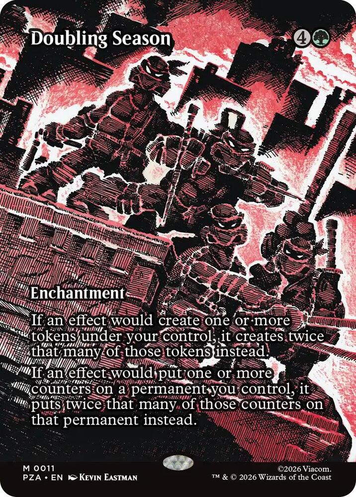 Doubling Season (Borderless) [Teenage Mutant Ninja Turtles Source Material] 11