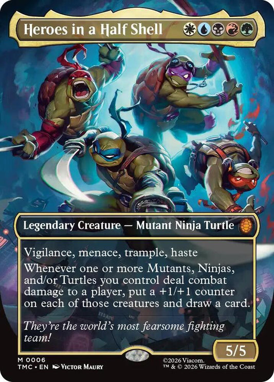 Heroes in a Half Shell (0006) (Borderless) [Commander: Teenage Mutant Ninja Turtles] 6