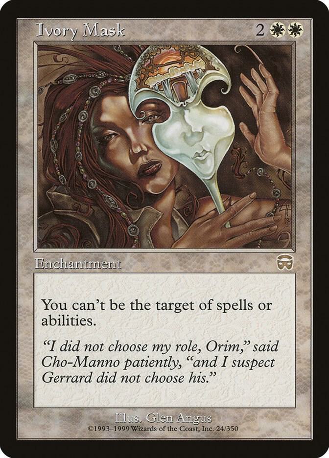 Ivory Mask [Mercadian Masques] 24