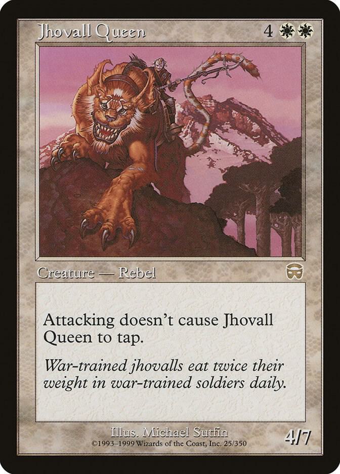 Jhovall Queen [Mercadian Masques] 25