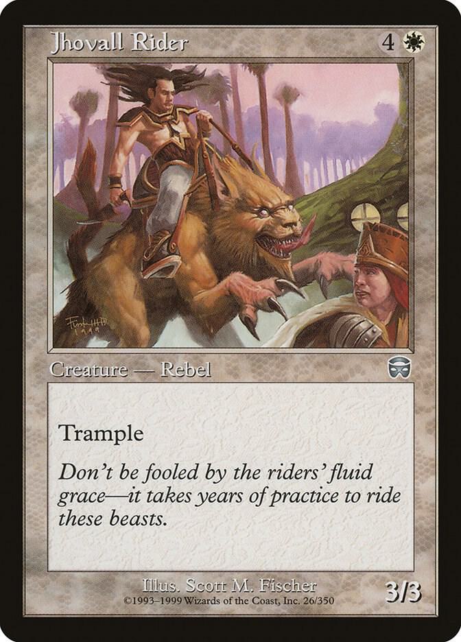 Jhovall Rider [Mercadian Masques] 26