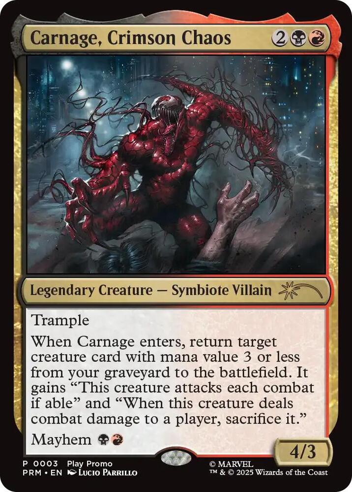 Carnage, Crimson Chaos [Play Promos] 3